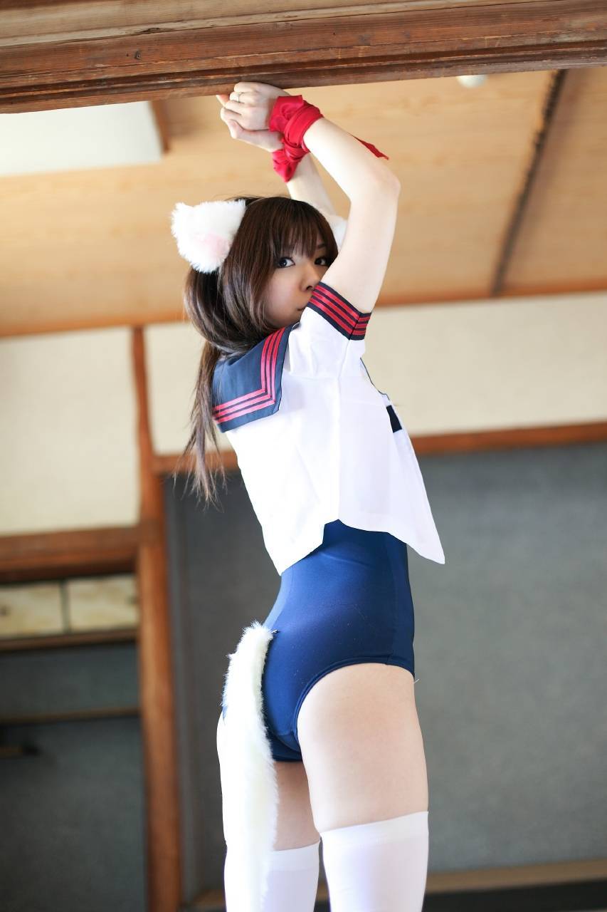 [Cosplay] 2013.04.05 Neko  School Girl - 2 Cosplayers